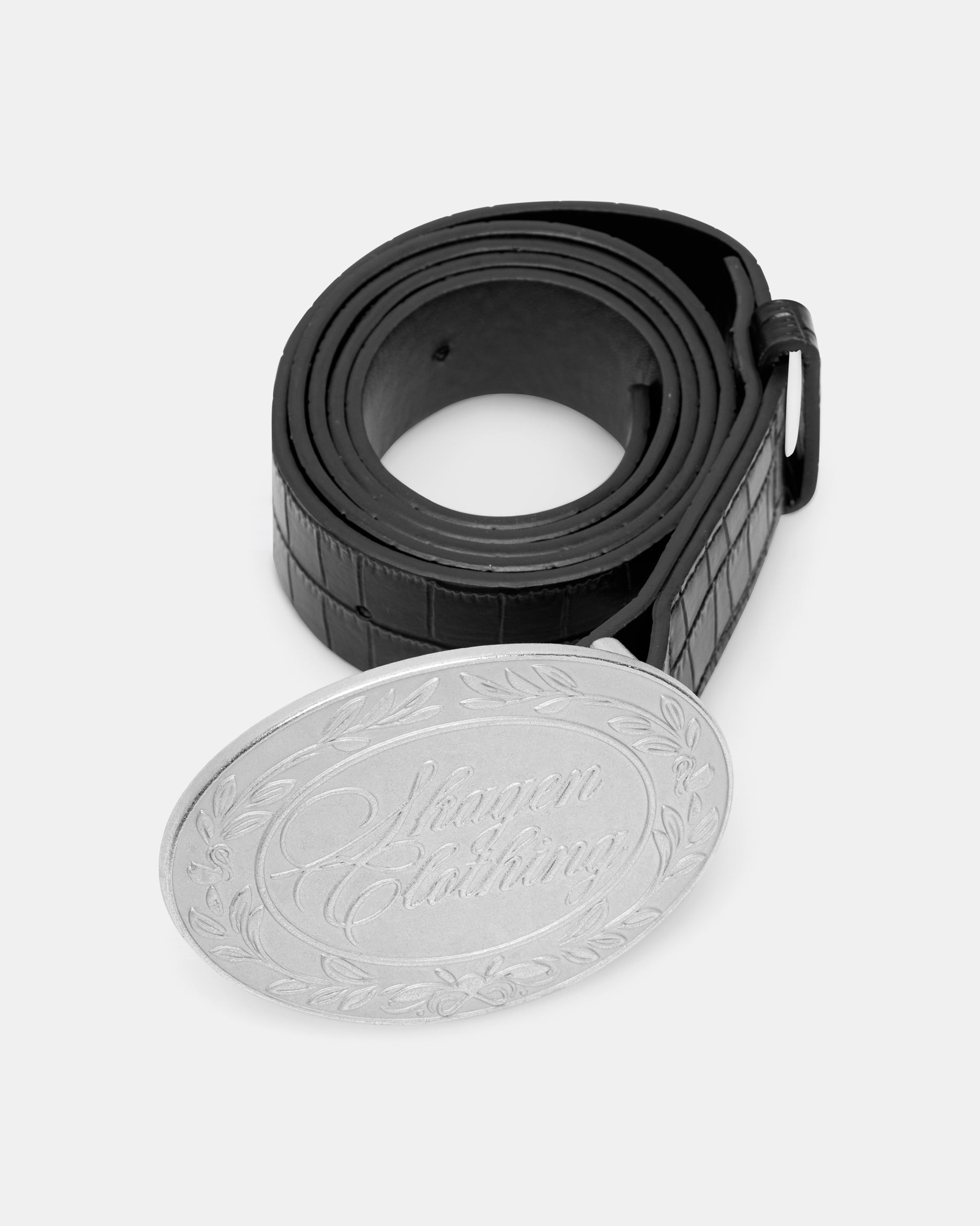 Krokodilgürtel Schwarz